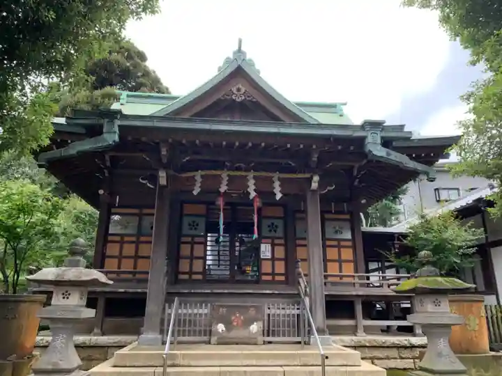 西向天神社の本殿・本堂