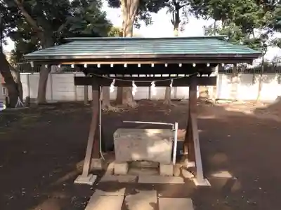 白幡八幡神社の手水舎