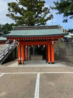 五社神社　諏訪神社の手水舎