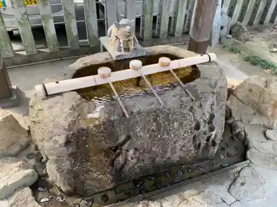 羊神社の手水舎