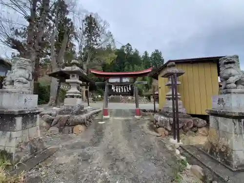 上蒔田椋神社の鳥居