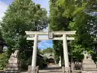 阿豆佐味天神社 立川水天宮の鳥居