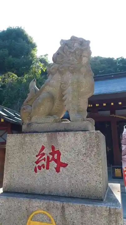 新田神社の狛犬