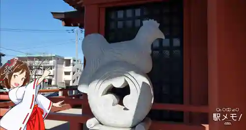 上千葉香取神社の狛犬