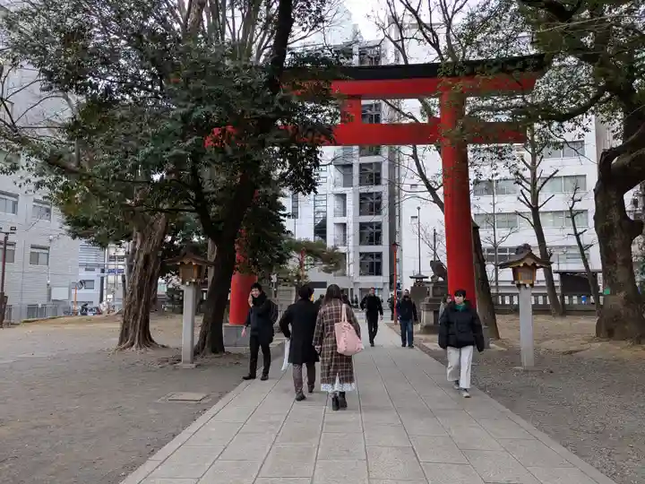 花園神社の鳥居