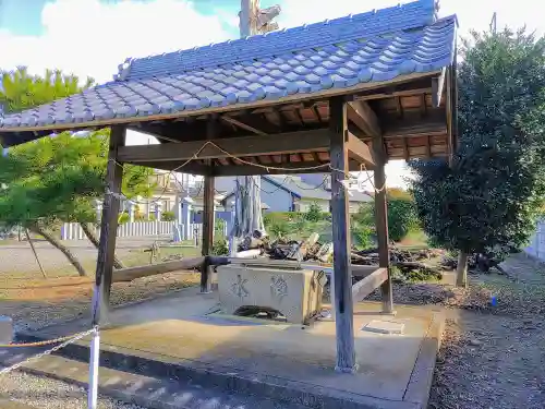 神明社（五郎丸神明社）の手水舎