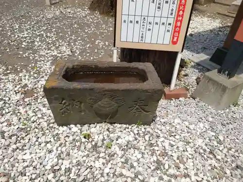 千住神社の手水舎