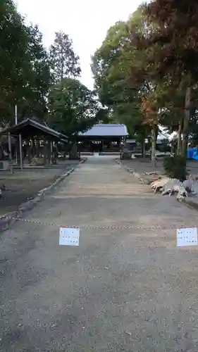 土田白鬚神社の本殿