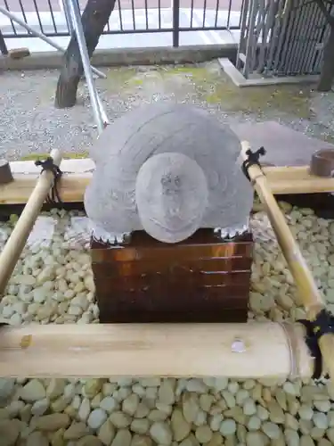 白旗神社の手水舎