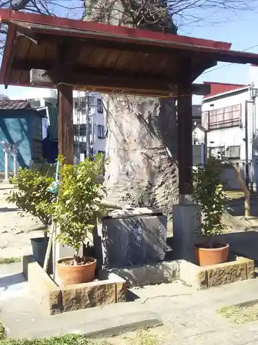 佐間天神社の手水