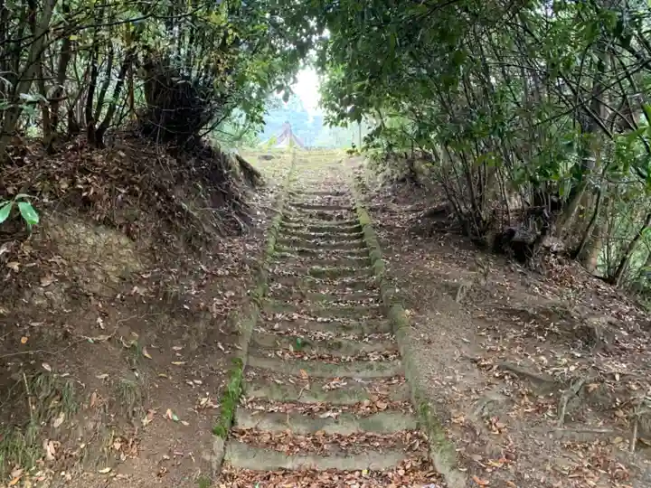 神社(名称不明)の周辺