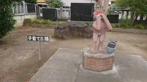 上里菅原神社の狛犬