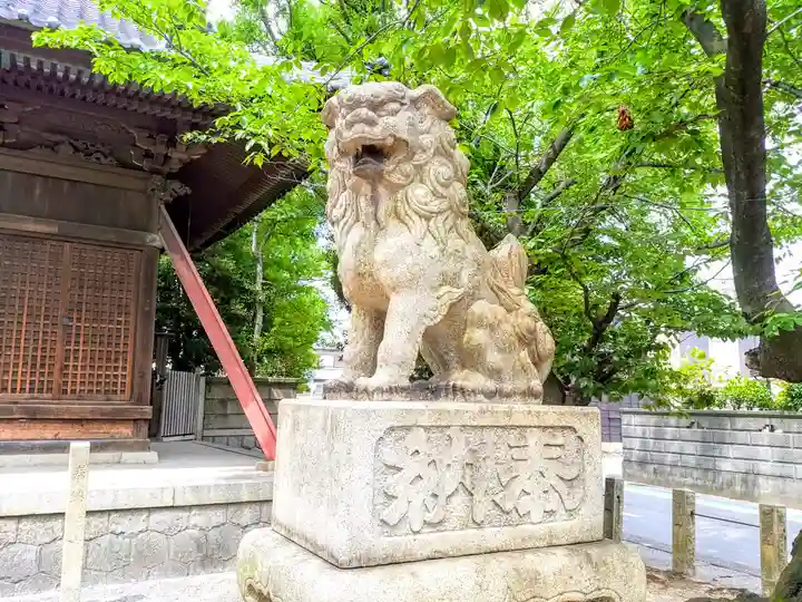 神明社(東松江神明社)の狛犬