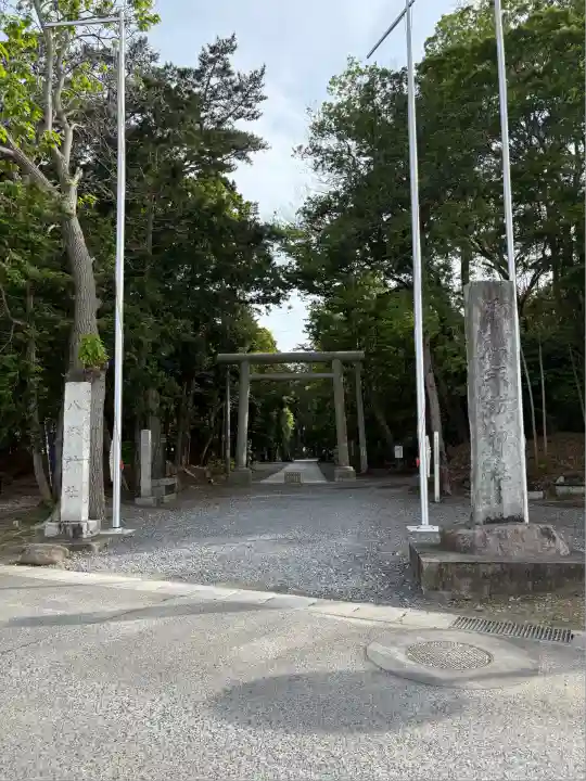 諏訪八幡神社の鳥居