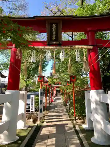 塚越稲荷神社の鳥居