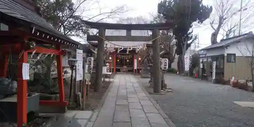 龍ケ崎八坂神社の鳥居