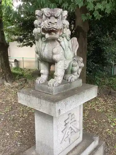 小木田神社の狛犬