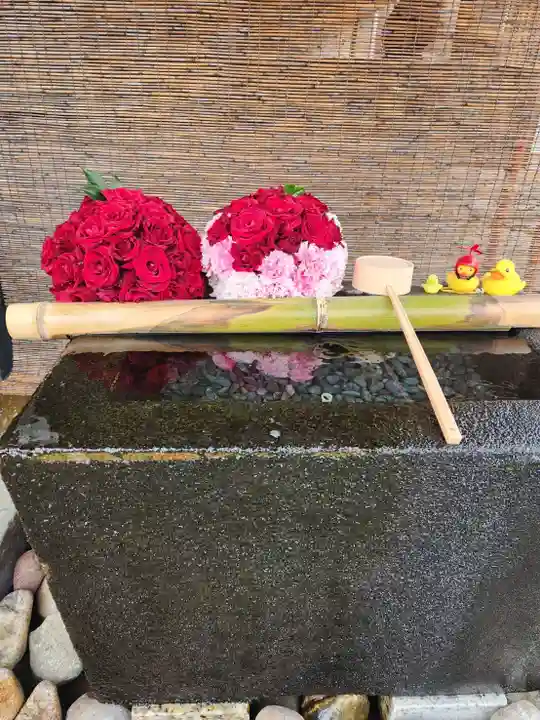上尾御嶽神社の手水舎