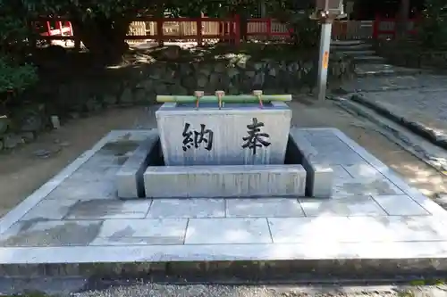 檜原神社（大神神社摂社）の手水舎