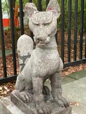 自由が丘熊野神社の狛犬