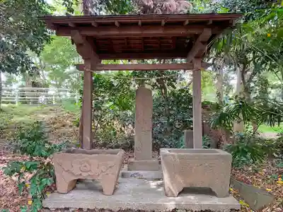 有鹿神社の手水舎