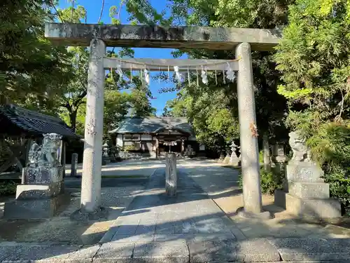 國魂神社の鳥居