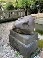 牛天神北野神社の狛犬