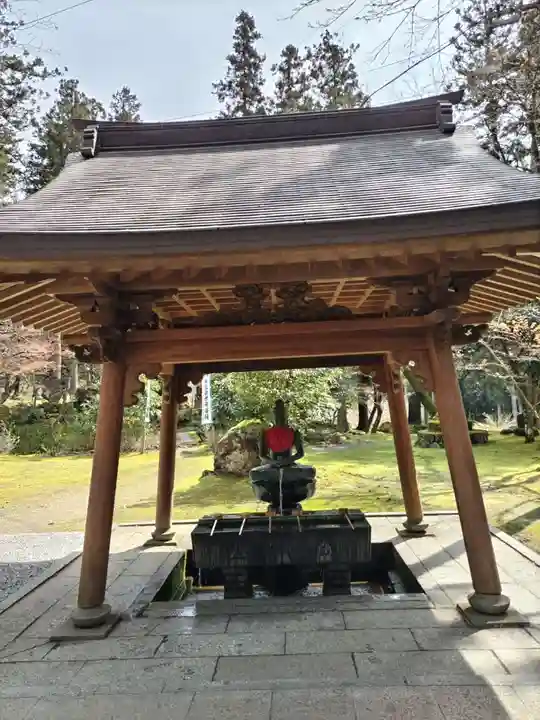 華厳寺の手水舎