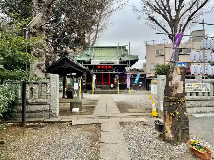 天祖神社(上目黒天祖神社)の{uncategorized: "未分類", other: "その他", undefined: "問題あり", building: "その他建物", grave: "お墓", sacred_gate: "鳥居", guardian: "狛犬", statue: "像", buddha: "仏像", history: "歴史", nature: "自然", garden: "庭園", animal: "動物", pagoda: "塔", temizu: "手水舎", mountain_gate: "山門・神門", sanctuary: "本殿・本堂", subordinate: "末社・摂社", art: "芸術", scenery: "景色", jizo: "地蔵", ema: "絵馬", goshuin: "御朱印", omikuji: "おみくじ", items: "授与品その他", amulet: "お守り", goshuincho: "御朱印帳", eats: "食事", festival: "お祭り", votive_dance: "神楽", shichigosan: "七五三参", wedding: "結婚式", experience: "体験その他", initially: "初詣", around: "周辺", anti_infection: "感染症対策"}