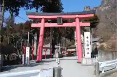 中之嶽神社の鳥居