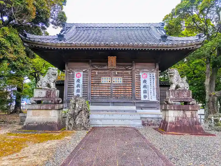 若宮八幡社の本殿・本堂