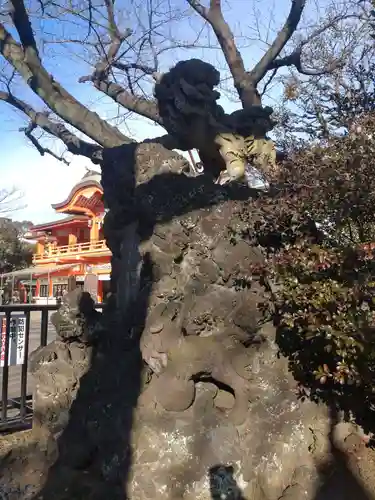 千葉神社の狛犬