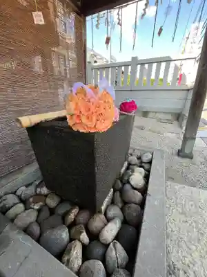 上尾御嶽神社の手水舎