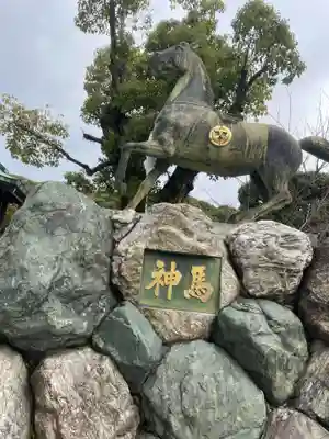 真清田神社の狛犬
