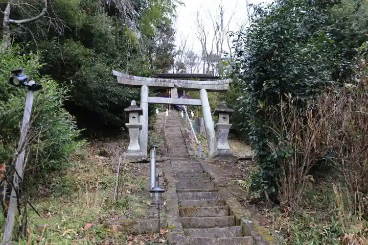 大六天麻王神社の鳥居