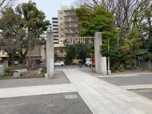 稲毛神社の鳥居