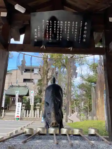 護王神社の手水舎
