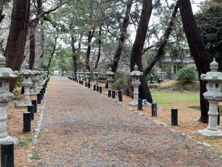 鶴嶺八幡宮の自然