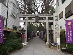 戸越八幡神社の鳥居