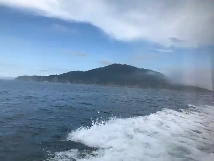 金華山黄金山神社の景色