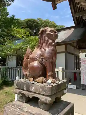 大洗磯前神社の狛犬