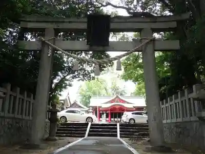 亀之森住吉神社の鳥居