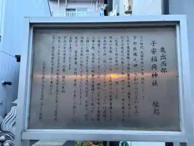 子安稲荷神社の{uncategorized: "未分類", other: "その他", undefined: "問題あり", building: "その他建物", grave: "お墓", sacred_gate: "鳥居", guardian: "狛犬", statue: "像", buddha: "仏像", history: "歴史", nature: "自然", garden: "庭園", animal: "動物", pagoda: "塔", temizu: "手水舎", mountain_gate: "山門・神門", sanctuary: "本殿・本堂", subordinate: "末社・摂社", art: "芸術", scenery: "景色", jizo: "地蔵", ema: "絵馬", goshuin: "御朱印", omikuji: "おみくじ", items: "授与品その他", amulet: "お守り", goshuincho: "御朱印帳", eats: "食事", festival: "お祭り", votive_dance: "神楽", shichigosan: "七五三参", wedding: "結婚式", experience: "体験その他", initially: "初詣", around: "周辺", anti_infection: "感染症対策"}