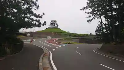 鮫島浜公園内神社の周辺