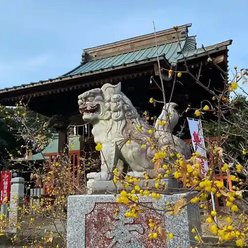 板倉雷電神社の狛犬