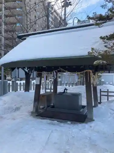 北海道神宮頓宮の手水