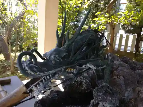 青砥神社の手水舎