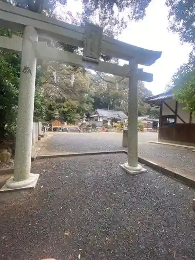 山直神社の鳥居