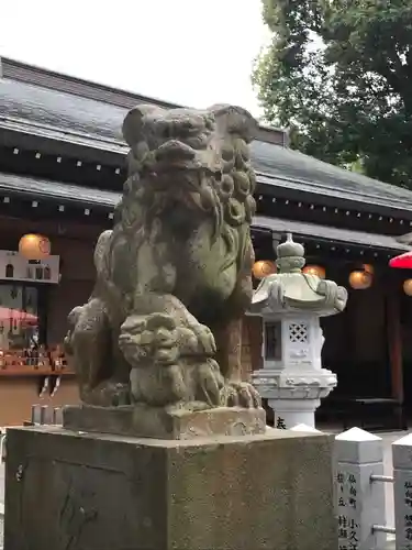 星川杉山神社の狛犬