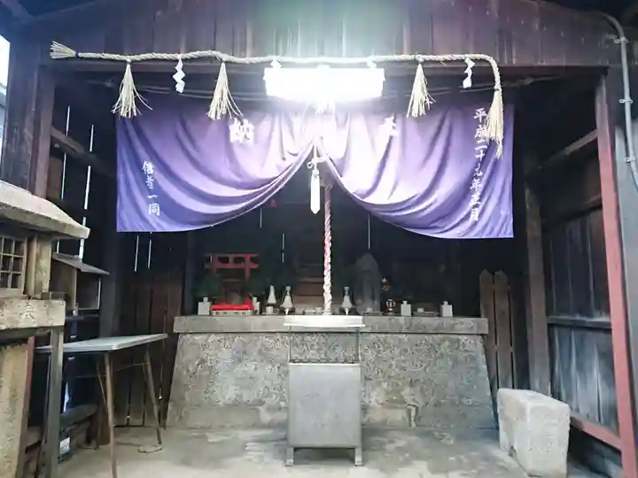 首塚社の本殿・本堂